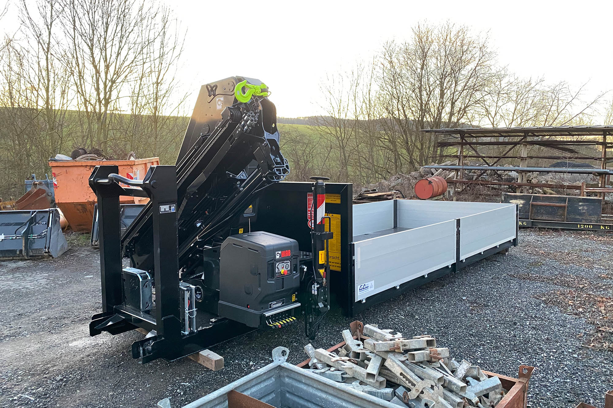 Containerdienst der Eichsfelder Firma Spitzenberg Bau